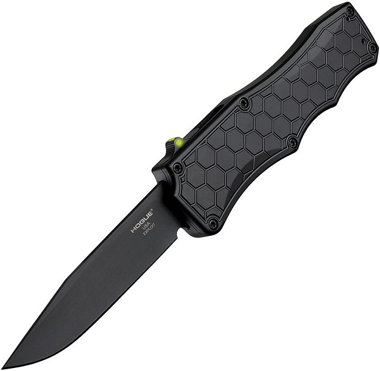 Hogue Exploit OTF S30V Clip Point Black Blade