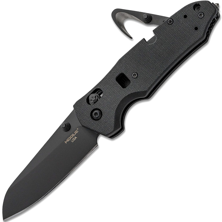 Hogue Knives Trauma Rescue Knife All Black