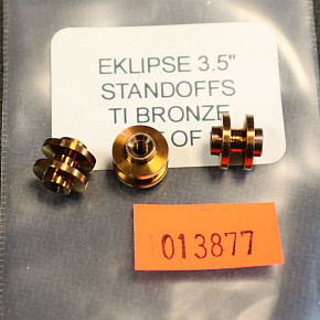 Rick Hinderer Eclipse Ti Standoffs Set of 3 Bronze