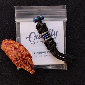 Chris Reeve Černý Pletenec Ring Bead