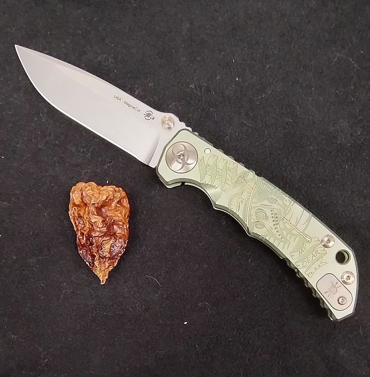 Spartan Blades Spartan Harsey Folder Plague Doctor Green Magnacut