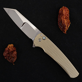 Pro-Tech Malibu Custom Bronze Dragon Scale Abalone Button