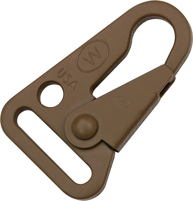 ITW 1" Clash Hook Conventional Brown kovová karabina