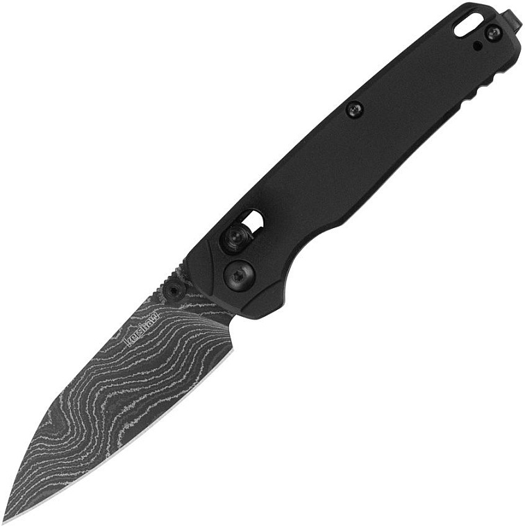 Kershaw Bel Air Black Aluminium Handle Damasteel
