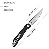 Kubey Mizo Linerlock Black
