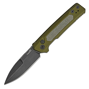 Kershaw Launch 22 Canvas Micarta Inlay ODG Aluminium Handle Blackwash MagnaCut Blade