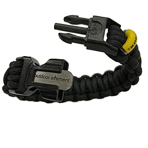 Kodiak Paracord Survival Braid By Outdoor Element Black L