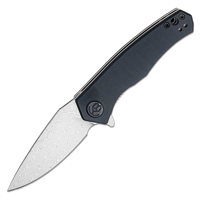 Kubey Cadmus Damascus G10 Linerlock