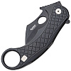 LionSTEEL LE1 A BB Karambit Black Handle Black Blade