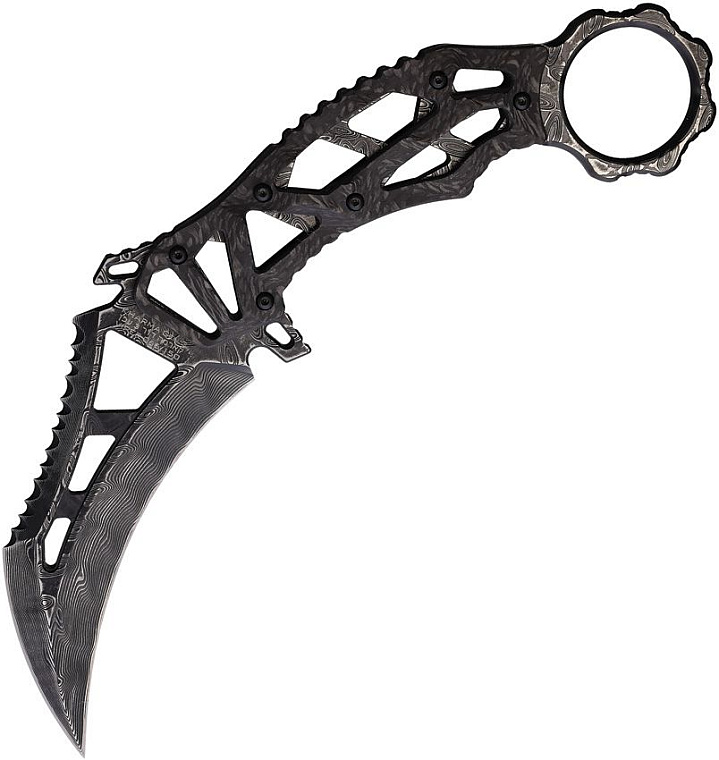 LOTAR Combat Israel Kharma Gen. 3 Viper Karambit Damascus