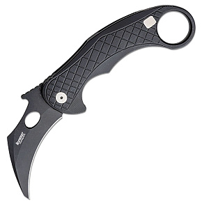 LionSTEEL LE1 A BB Karambit Black Handle Black Blade