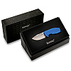 LionSTEEL N.ONE N1 BL Blue Titanium Satin Magnacut Blade