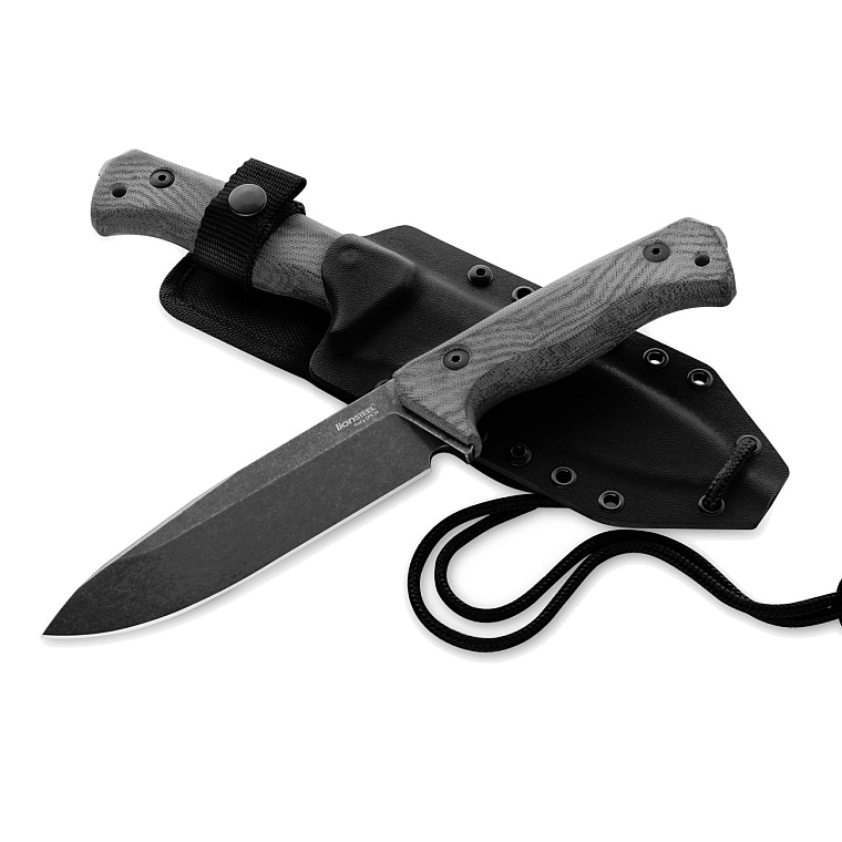 LionSTEEL T6B Fixed Blade CPM-3V PVD
