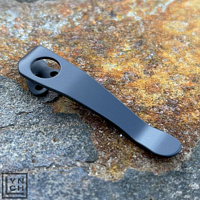 Lynch NW Spyderco Para 2 RH Clip Black Cerakote