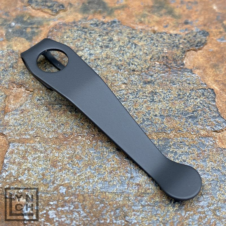 Lynch NW Spyderco Wire Clip Black Cerakote