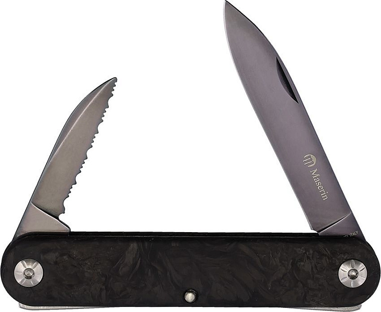Maserin 195/AlTiN Sessantesimo Black Carbon Fiber