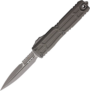 Microtech Ultratech EX-ZBP Bayonet Signature Series Natural Clear Plain Blade