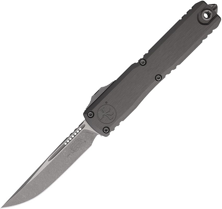 Microtech Ultratech Gen III ZBP Natural Clear Apocalyptic Standard Blade