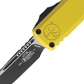 Microtech Auto UTX-85 S/E Gen IV OTF Yellow with Black contrast