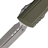 Microtech Luminary ZBP D/E Signature Series Moss Green and Tritium Button