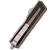 Microtech Scarab II D/E Gen. III TAN Stonewash Full Serrated