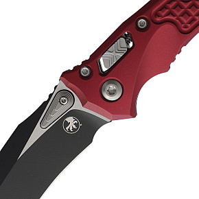 Microtech Amphibian Mini RAM-LOK Frag Merlot Black Blade