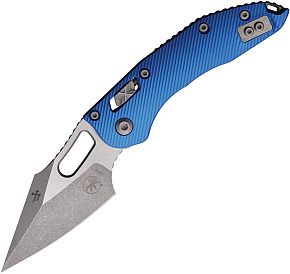 Microtech Stitch RAM-LOK Fluted Blue