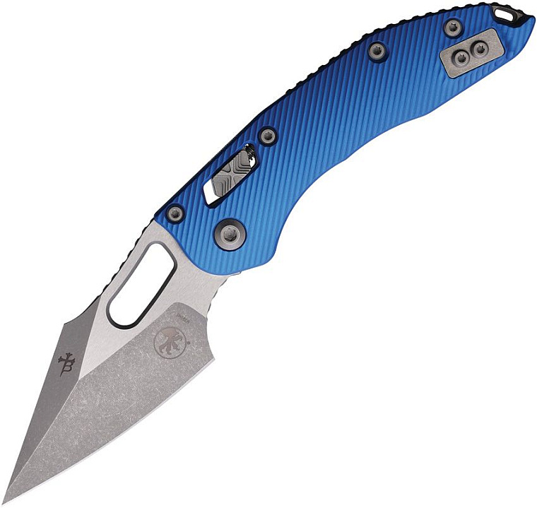 Microtech Stitch RAM-LOK Fluted Blue