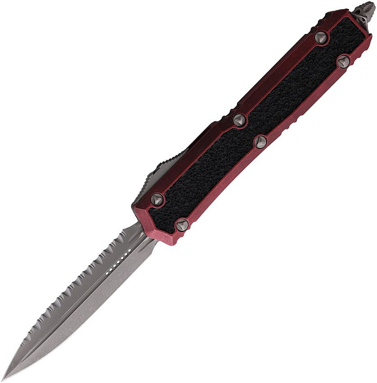 Microtech Makora Weathered Red Apocalyptic Signature Serie