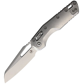 Microtech MSI Marfione Selection Clear Titanium Handle Bronze Titanium Backspacer