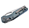 Microtech MSI Marfione Selection Ice Blue Titanium Handle Vapor Blast Blade