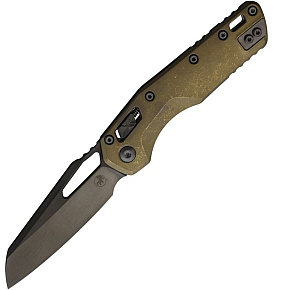 Microtech MSI Marfione Selection Antiqe Bronze Titanium Handle DLC Blade