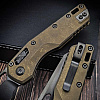 Microtech MSI Marfione Selection Antiqe Bronze Titanium Handle DLC Blade