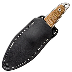 Maniago MKM Makro 1 Drop Point Natural Micarta