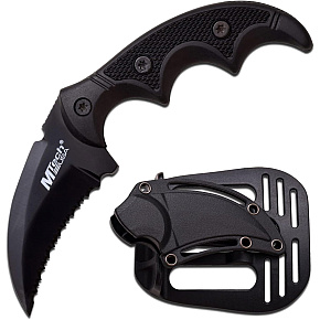 MTech Paddle Holster Self Defence Knife Serrated