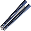 Medford Viceroy Balisong Blue Tumbled Drop Point