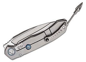 Microtech Anax Titanium Handle Carbon Inlay M390