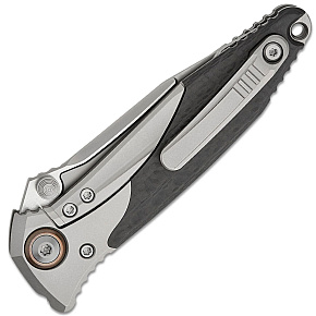 Microtech Socom Bravo Mini S/E PS Beadblast Blade Titanium/CF Handle