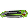 Microtech L.U.D.T. Zombie-Tech Green Tanto Serrated Blade