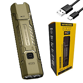 Nitecore EDC07 Slim EDC Flashlight Desert TAN