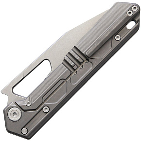 NOC Knives by Stedemon Chef Framelock Grey Titanium VG-10