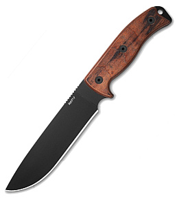 Ontario RAT-7 Wooden Handle Leather Sheath