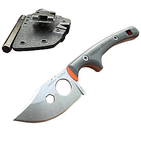 Outdoor Element Contour Feather Survival Knife