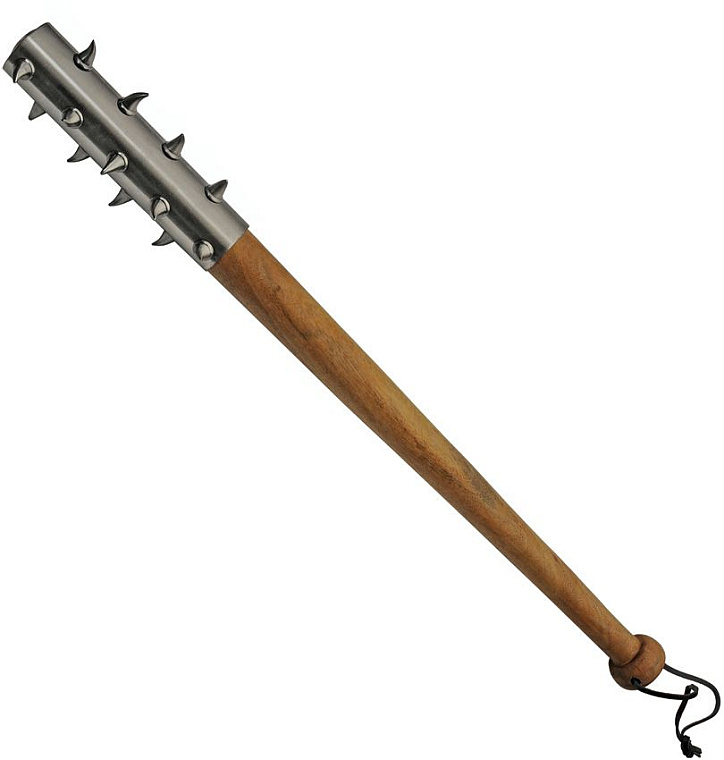 Dřevěný kyj s ostny - Loupežnická palice