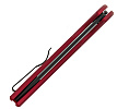 Pro-Tech Mordax Satin Red Alu Handle DLC Black MagnaCut