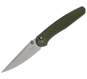 Pro-Tech Avalon Green Peace Neighbor Design Stonewash MagnaCut Blade