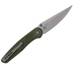 Pro-Tech Avalon Green Peace Neighbor Design Stonewash MagnaCut Blade