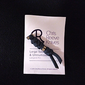 Chris Reeve Lanyard S31/S21 Silver and Midnight Blue