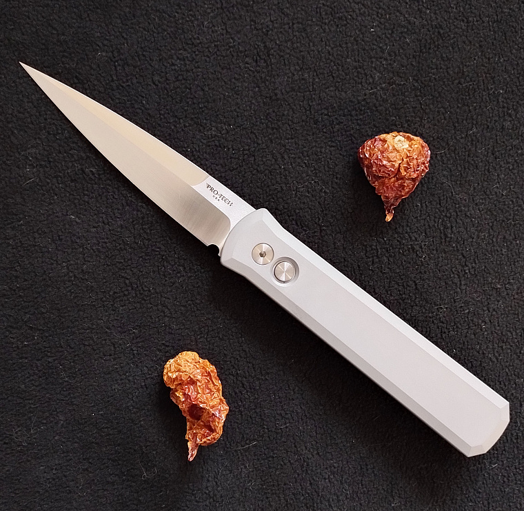 Pro-Tech Godfather Special Edition Satin Grey Handle