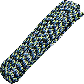 Atwood Rope Parachut Cord Paracord 550 Blue Snake Balení 30 m